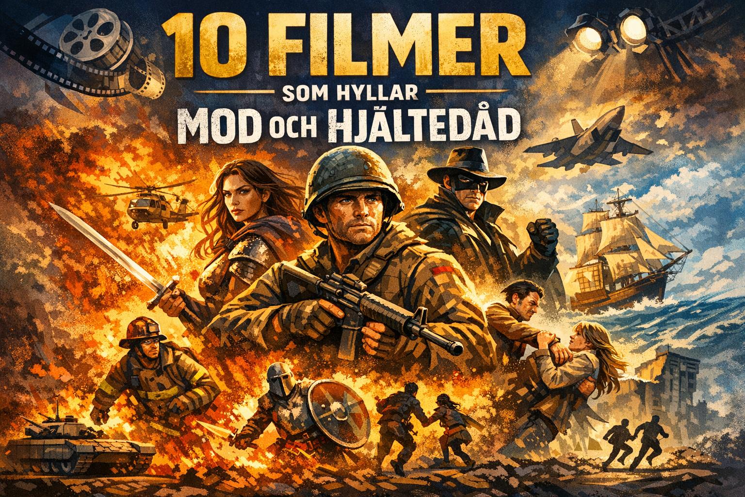 10 filmer som hyllar mod och hjältedåd