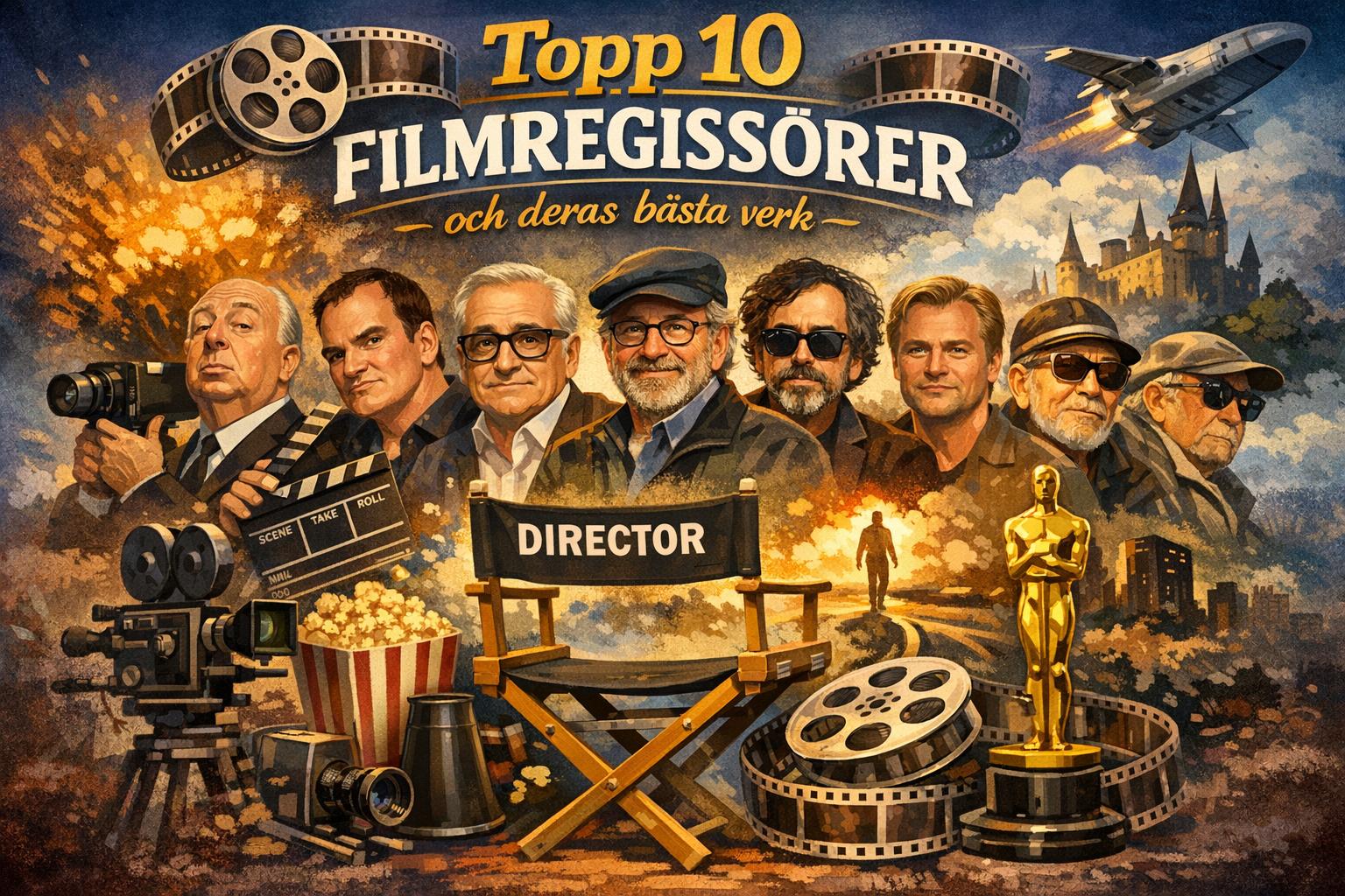 Topp 10 filmregissörer och deras bästa verk